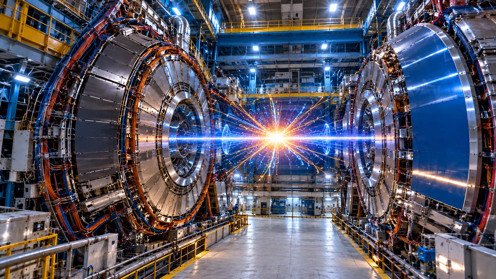 High-Luminosity LHC concept illustration